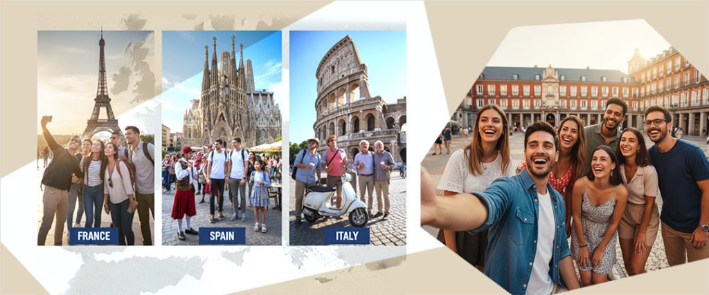 banner 2 turismo a España Francia e Italia
